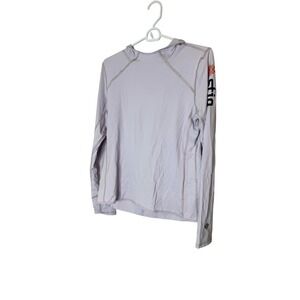 Stio Hoodie Womens Medium Purple UPF 50 Sun Shirt Lightweight Thumbholes